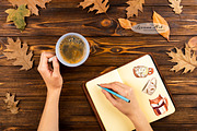 Autumn Mugs Clip Art Collection, a Seasonal Illustration by Leonaa art (Thumbnail 7 of 13)