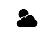Sunny Cloud Weather Symbols, an Object Graphic by Designer_Momina (Thumbnail 2 of 5)