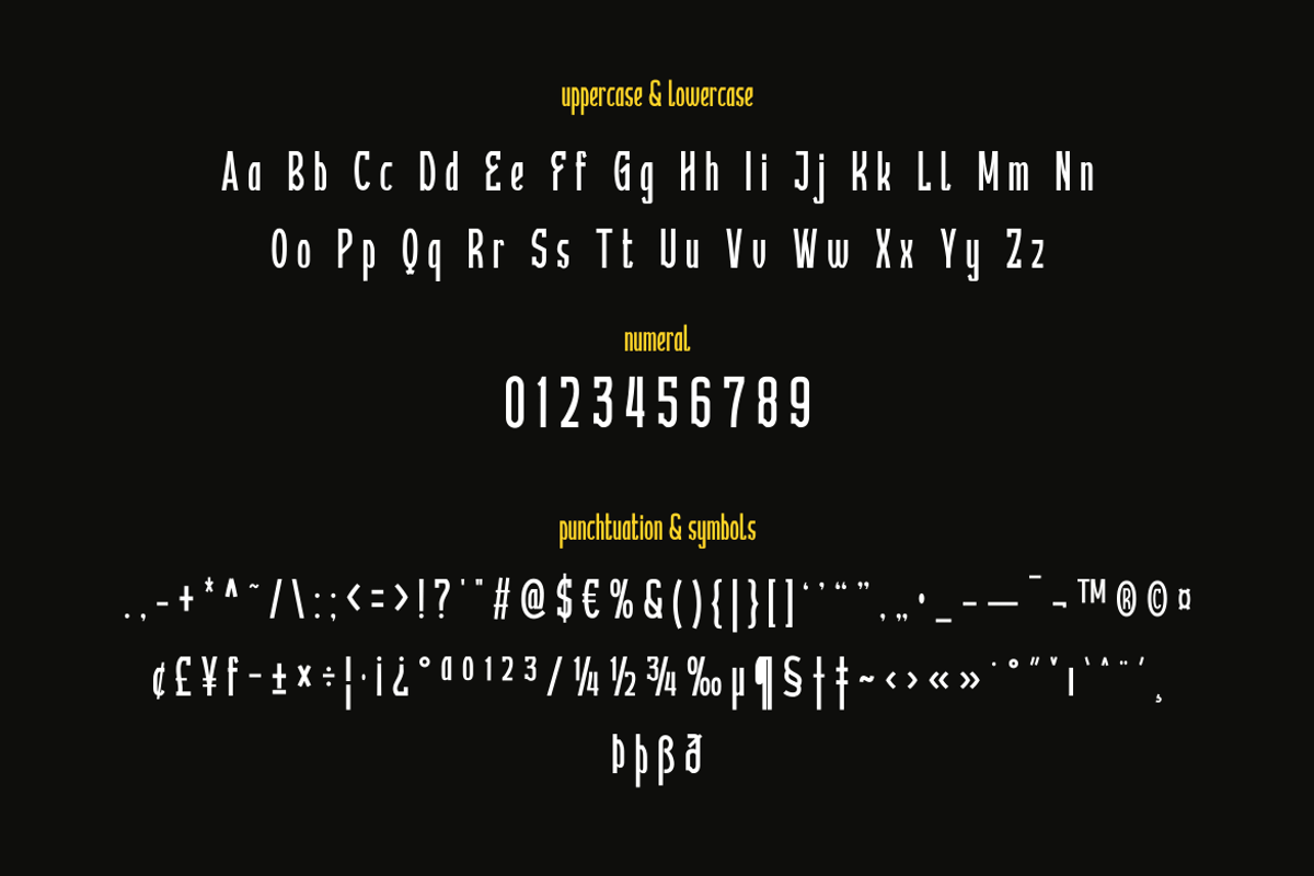 Aillek | Retro Condensed Font, a Sans Serif Font by twinstd (Photo 11 of 13)
