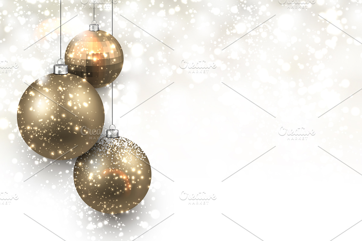 Big golden Christmas & New Year set, a Decorative Illustration by Vjom (Photo 20 of 30)
