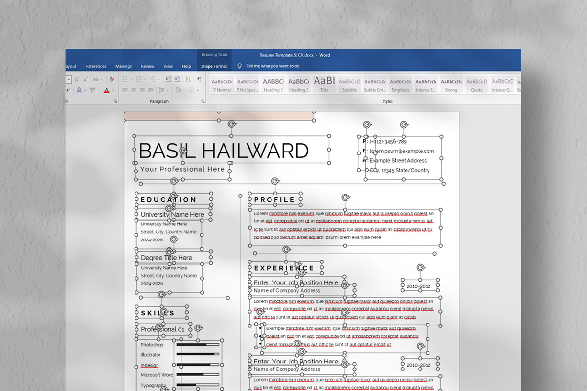 Resume/CV, a Resume Template by UpSolution (Photo 5 of 5)