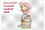 My First Rodeo Clipart, Cowgirl PNG, an Illustration by TatiMockup (Thumbnail 5 of 5)