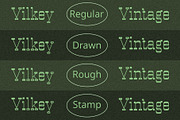 Vilkey Vintage, a Serif Font by Craft Supply Co. (Thumbnail 2 of 8)