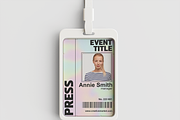 Simple ID Badge, a Card Template by Tzochko (Thumbnail 2 of 6)