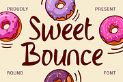 Sweet Bounce Round Font, a Font by PutraCetol Studio (Thumbnail 1 of 5)