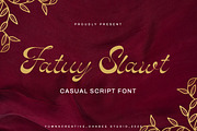 Fatuy Slawt - Casual Script Font, a Script Font by Dhabee (Thumbnail 1 of 15)