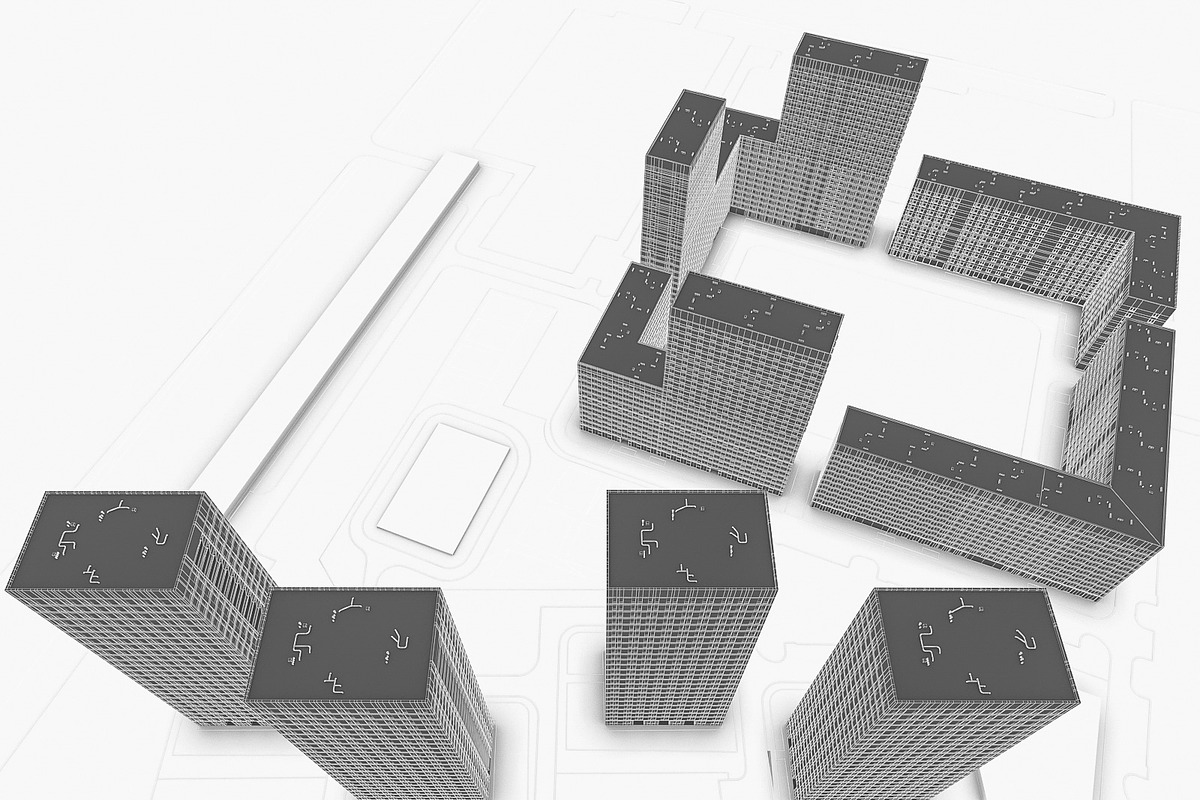 Residential Complex Buildings, an Architecture 3D Model by 3DNUTS (Photo 8 of 12)