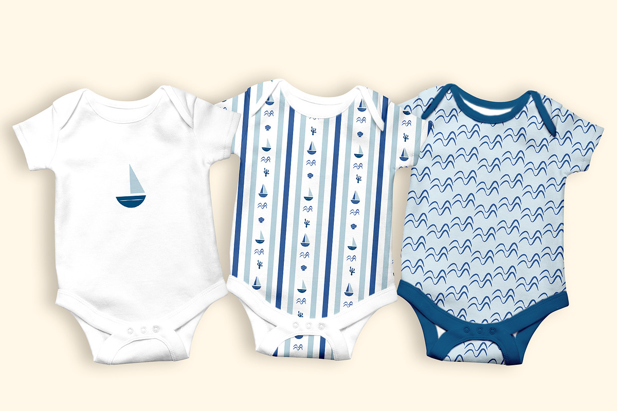 Scandinavian Kids Seamless Patterns, a Pattern Graphic by Oksana Dovhopol Art (Photo 14 of 15)