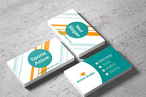 Sports Active Business Card