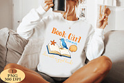 Book Girl Summer PNG, a Seasonal Illustration by Daily.Designs (Thumbnail 4 of 5)