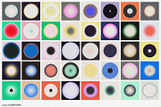 GRADIAL - 200 Radial Gradients, a Background Graphic by kloroform (Thumbnail 2 of 12)