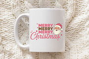 Retro Merry Christmas Santa png, an Illustration by Libby Wishes (Thumbnail 3 of 6)