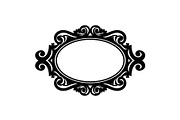 Vintage Oval Frame Vector Bundle, an Illustration by musafir_fashion (Thumbnail 25 of 31)