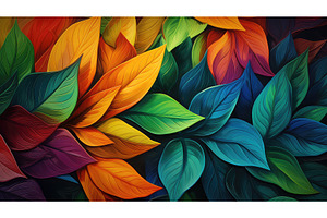 nature leaf flower background ai, a Nature Photo by pikepicture