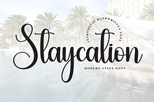 Staycation | Script Font