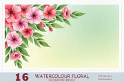 Vibrant pink flowers background, a Background Graphic by Sofia's Fashion (Thumbnail 1 of 3)