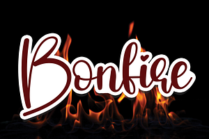 Bonfire Script Font