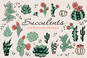 Succulents, a Pattern Graphic by Lidiebug (Thumbnail 4 of 5)
