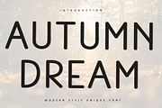 Autumn Dream, a Sans Serif Font by InermediaSTUDIO (Thumbnail 1 of 8)