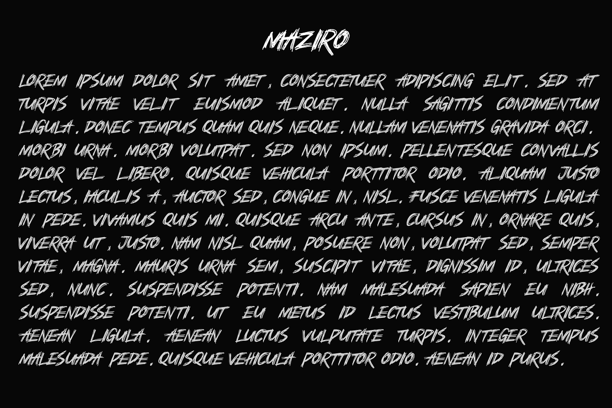 Maziro -Brush Typeface, a Font by Mozyen Studio (Photo 7 of 7)