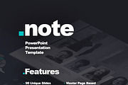 Note presentation template, a Presentation Template by oyunerdene99 (Thumbnail 1 of 19)