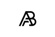 AB Lettermark Logo Design, a Branding & Logo Template by Vectorium Studio (Thumbnail 1 of 2)