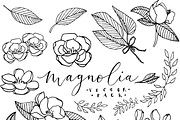 20+ Magnolia Flower Illustrations, an Illustration by The Higgins Creative (Thumbnail 2 of 3)