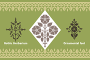 Gothic Herbarium, a Symbol Font by 2DTypo (Thumbnail 4 of 4)