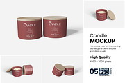 Candle Mockup, a Product Mockup by bimockup (Thumbnail 1 of 6)