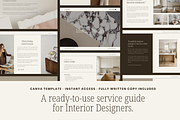 Service Guide Interior Designers, a Templates & Theme by Edits Collection (Thumbnail 1 of 10)