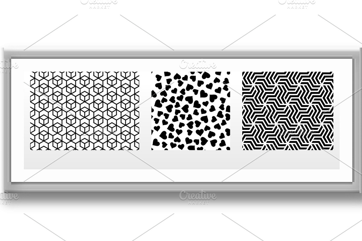 Geometric set of patterns, a Pattern Graphic by RODINA (Photo 3 of 3)