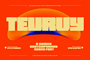 Teurvy, a Sans Serif Font by graphicook (Thumbnail 1 of 10)
