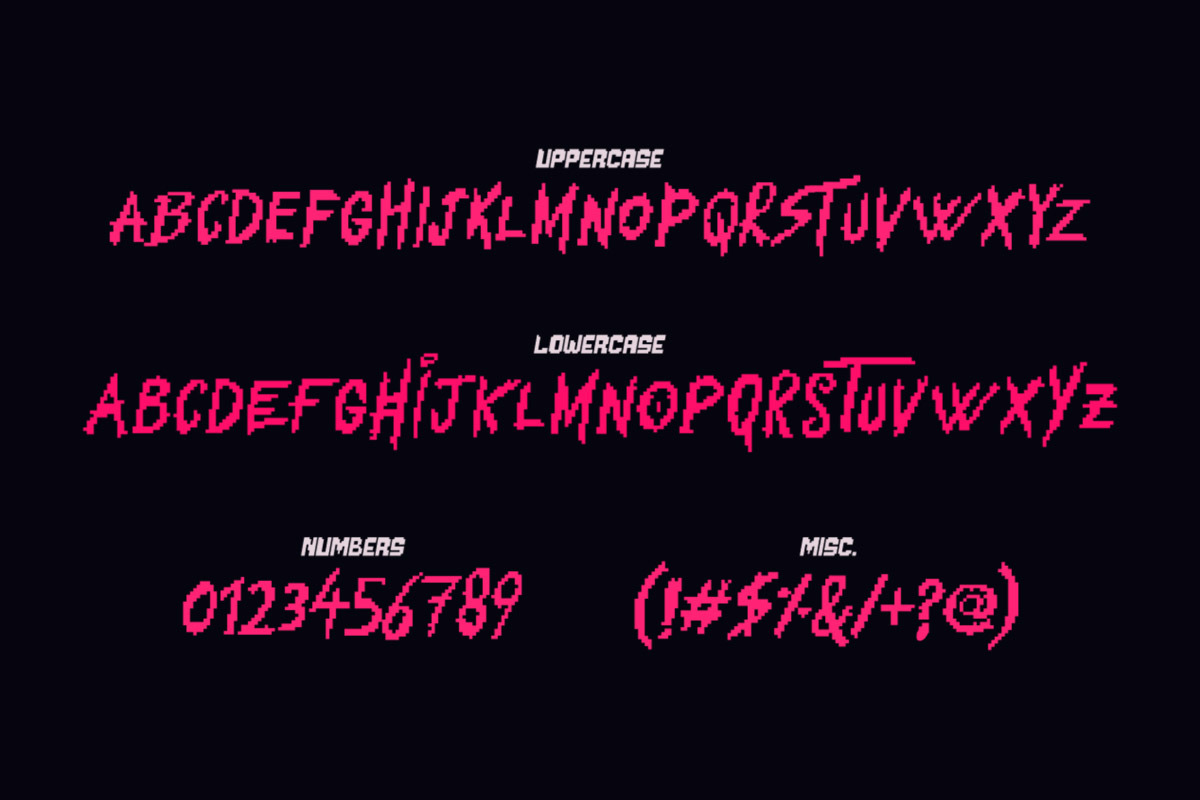 Yukimura - Pixel Font, a Font by Tugcu Design Co. (Photo 2 of 3)