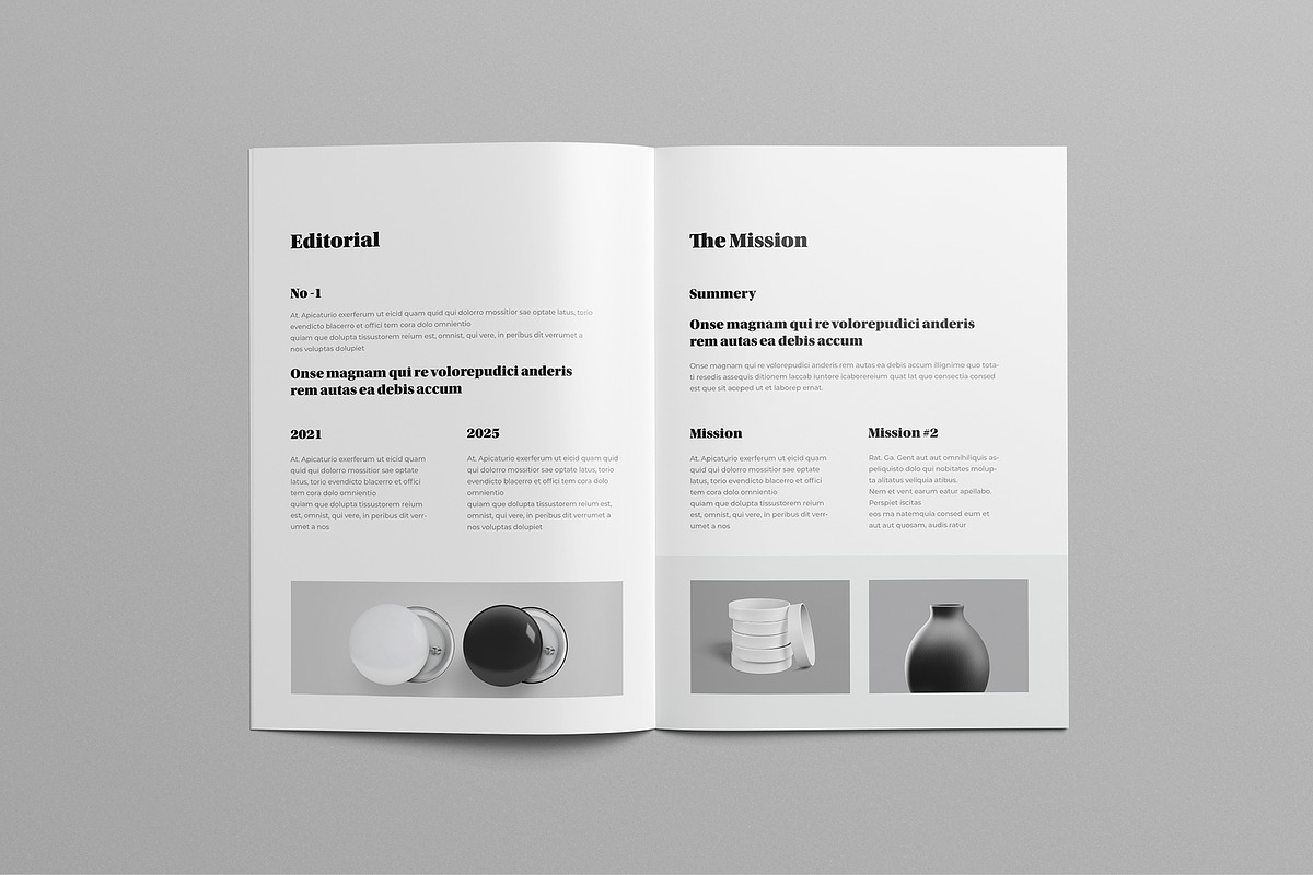 Portfolio Template | Canva & Word, a Brochure Template by HiveArts (Photo 3 of 9)