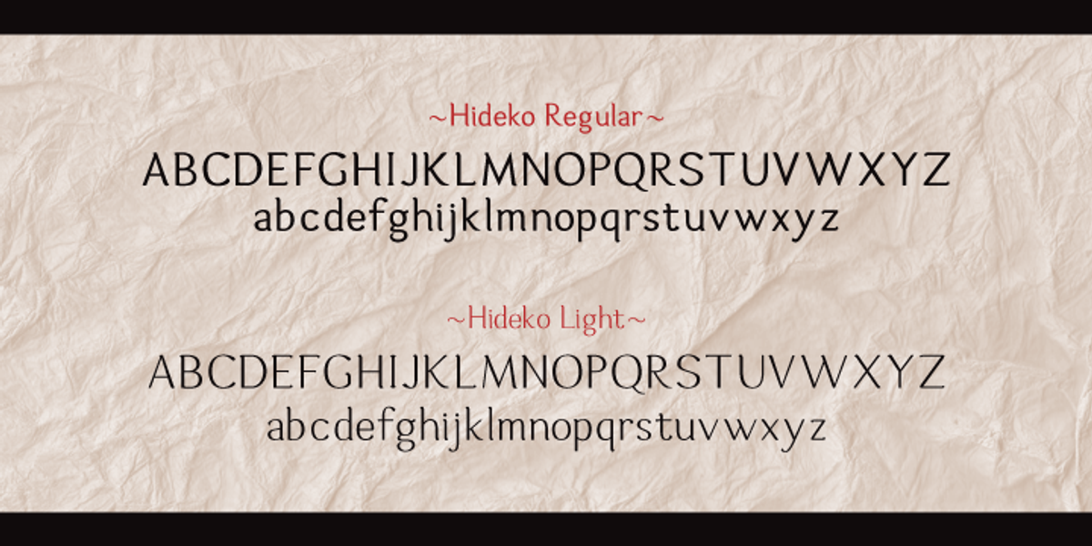 Hideko, a Serif Font by Khaito Gengo (Photo 6 of 7)