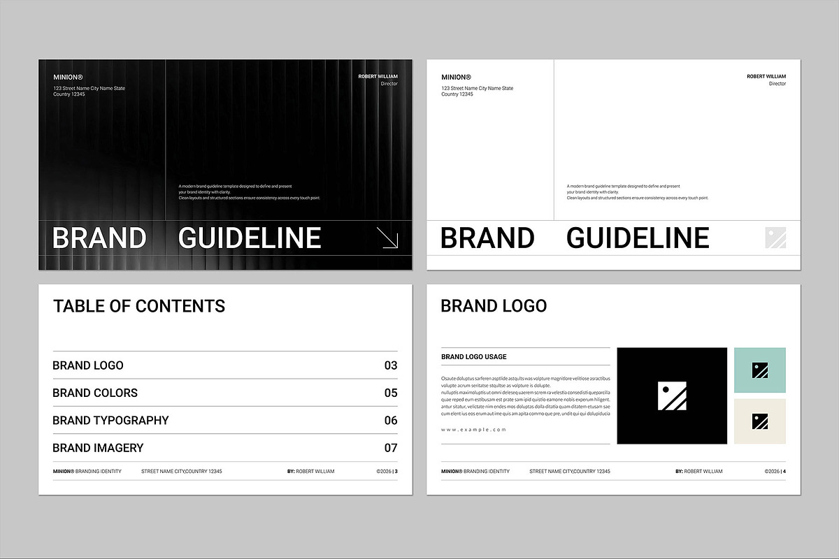 Brand Guideline Presentation, a Presentation Template by ElvinPrint (Photo 5 of 7)