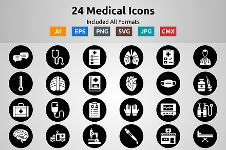 Line Circle Inverted Medical Icon