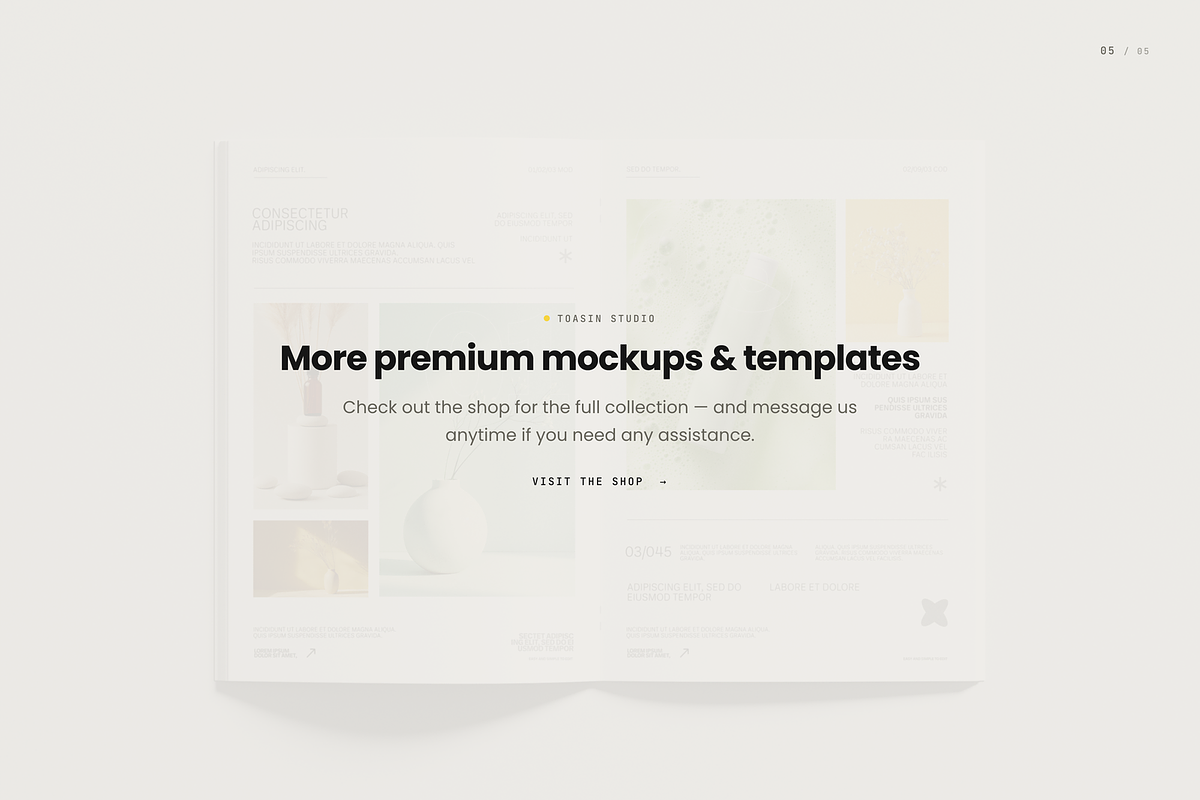 Saddle Stitch A4 Brochure Mockup, a Books & Magazine Mockup by Toasin Studio (Photo 5 of 5)