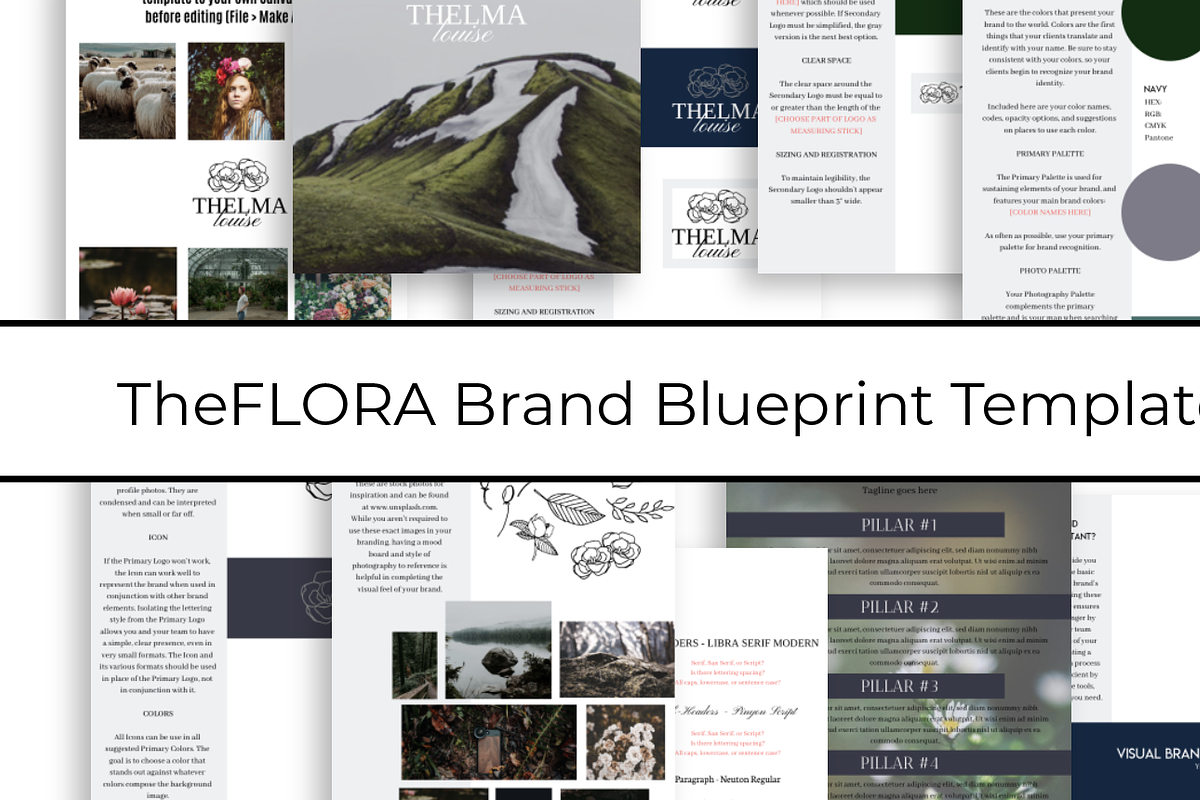 Brand Blueprint Template - FLORA, a Templates & Theme by The Higgins Creative (Photo 5 of 5)