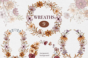 Autumn Meadow Watercolor Collection, a Seasonal Illustration by DiashaArt (Thumbnail 3 of 10)