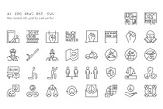 Human rights outline iconset, a Solid Icon by LAFS (Thumbnail 2 of 2)