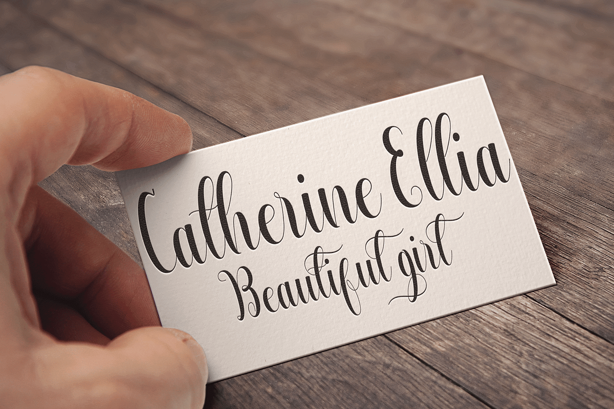 Beautiful Calligraphy, a Script Font by Deniz86 (Photo 5 of 6)