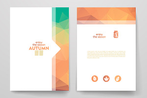 Set Of Autumn Brochures