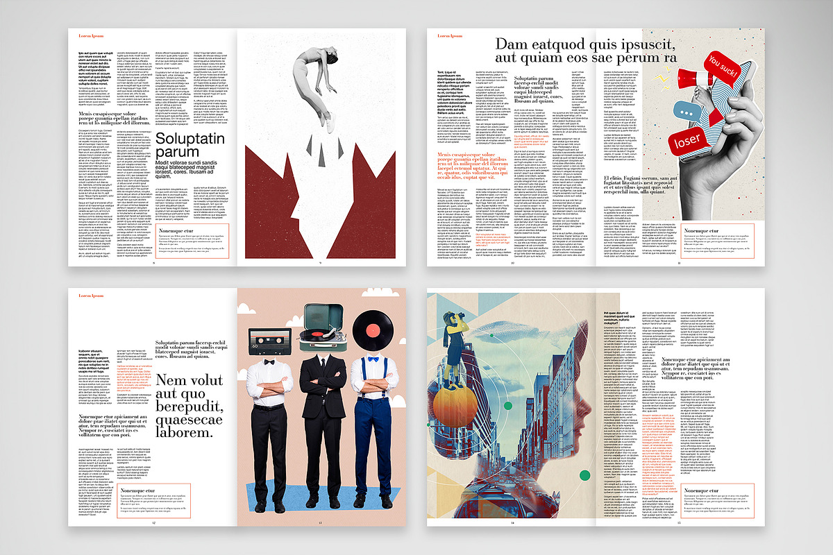 Creative Magazine Template preview 3