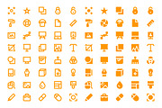 180 Material Design Icons, an Outline Icon by Creative Stall (Thumbnail 4 of 5)