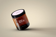 Amber Glass Jar Mock-Up, a Household Mockup by TSOBG (Thumbnail 15 of 16)