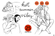 Hot summer vibes, a Person Illustration by Olillia (Thumbnail 9 of 9)