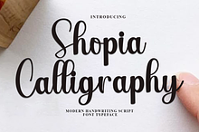 Shopia Calligraphy
