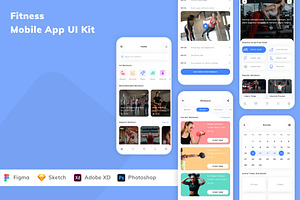 Fitness Mobile App UI Kit