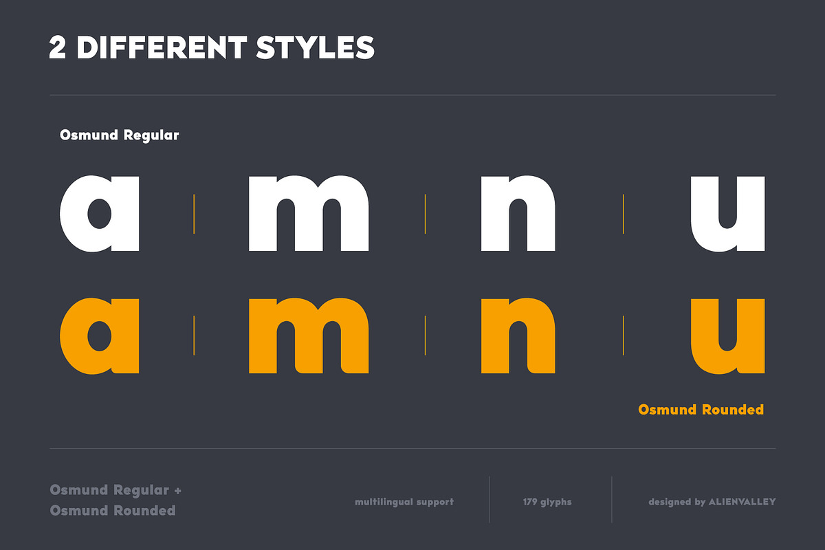 Osmund - Bold Sans Serif preview 2
